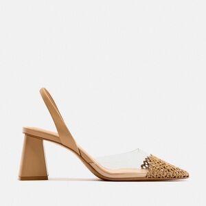 NWT Zara Slingback heels